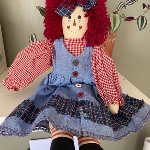 Vintage Raggedy Ann doll.